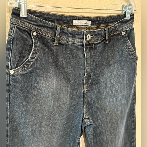 Chico’s Platinum Women’s Capri Jeans Chico’s Size 2, US 12 - Picture 3 of 9